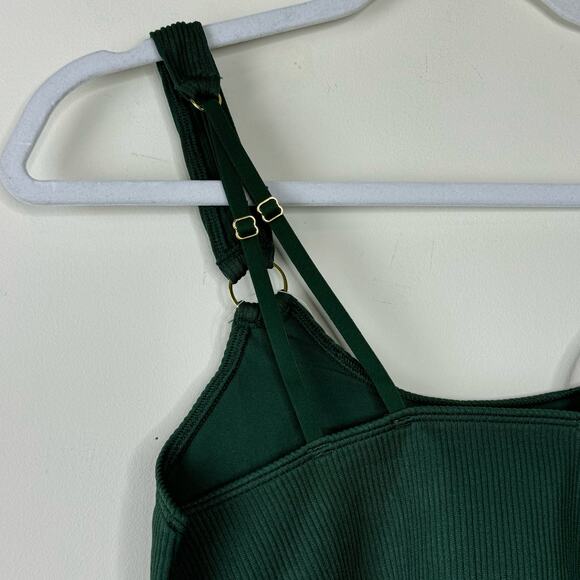 Aerie Seamless Ring Longline Bralette Sycamore Green NWT Size Large - Picture 6 of 8